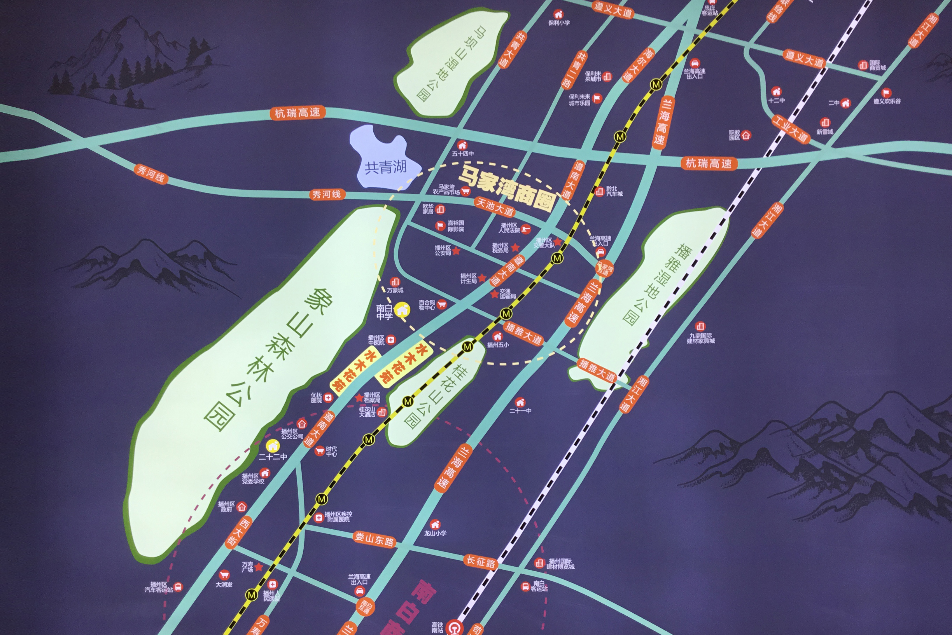 位置交通图